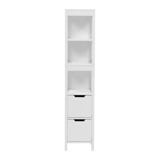 Pakketo Kelby Floor Bathroom Column Cabinet L30xD30xH144cm White
