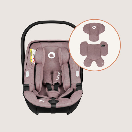 Lionelo Moxie Car Seat i-Size with Isofix Pink Mauve