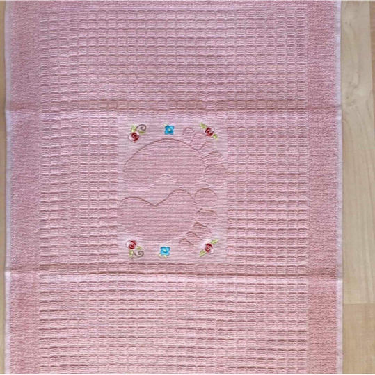SteweHome Set Badematten Baumwolle STE-024703-V51033 Rosa 50x70cm 3 Stück