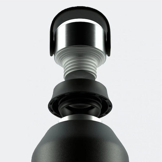 Chilly's Series 2 Μπουκάλι Θερμός Ανοξείδωτο BPA Free 350ml Black