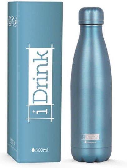 I-Total iDrink Metallics Μπουκάλι Θερμός Ανοξείδωτο BPA Free 500ml Πράσινο