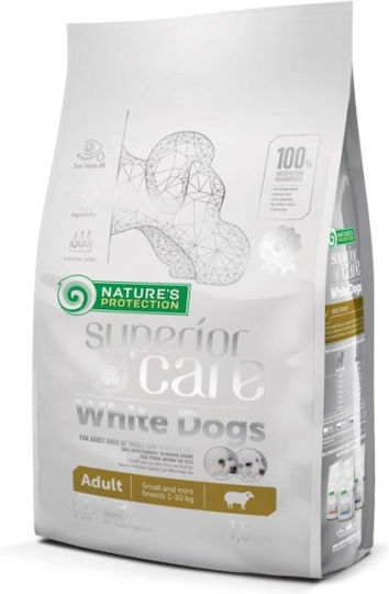 Nature's Protection Superior Care White Dogs 1.5kg Dry Food Grain-Free & Gluten-Free for Adult Dogs with Lamb