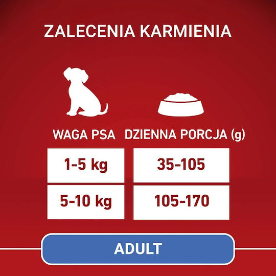 Purina One 1.5kg Trockenfutter für erwachsene Hunde kleiner Rassen mit Rindfleisch und Reis