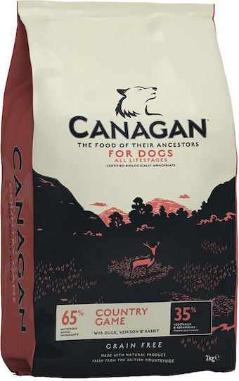 Canagan Country Game 12kg Dry Food for Small Breed Dogs with Duck and Deer