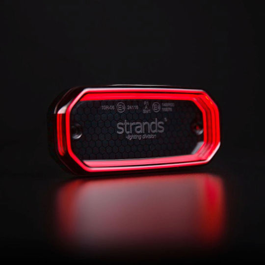 Neon Tinted Truck Volume Light Strands Red 10-40v