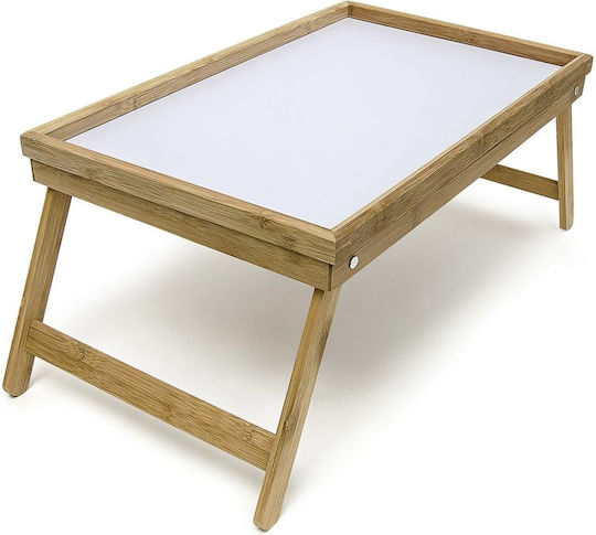 Bakaji Bamboo Δίσκος Κρεβατιού 50x30x22cm