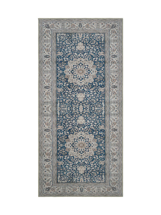 SteweHome Set Of Blue Kids Rugs 75x300cm Thickness 90mm