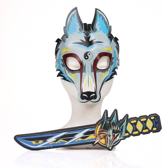 Σετ Μάσκα Mε Σπαθί Pendragon Samurai Long 32εκ 7905