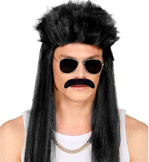 Oversized Negru Carnival Mustăți / Bărbi