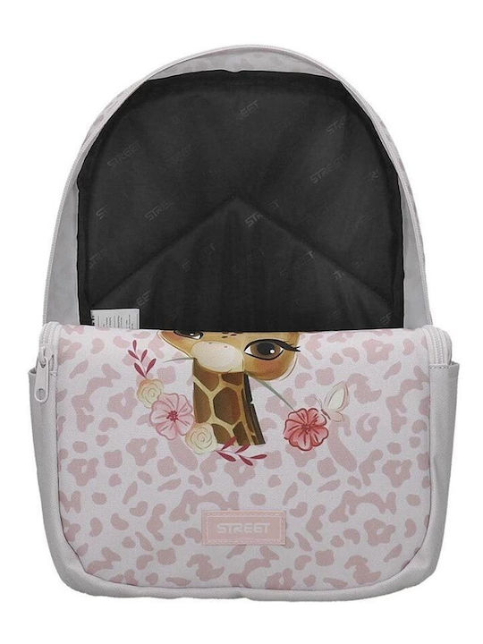 Street Tall School Bag Backpack Kindergarten Pink