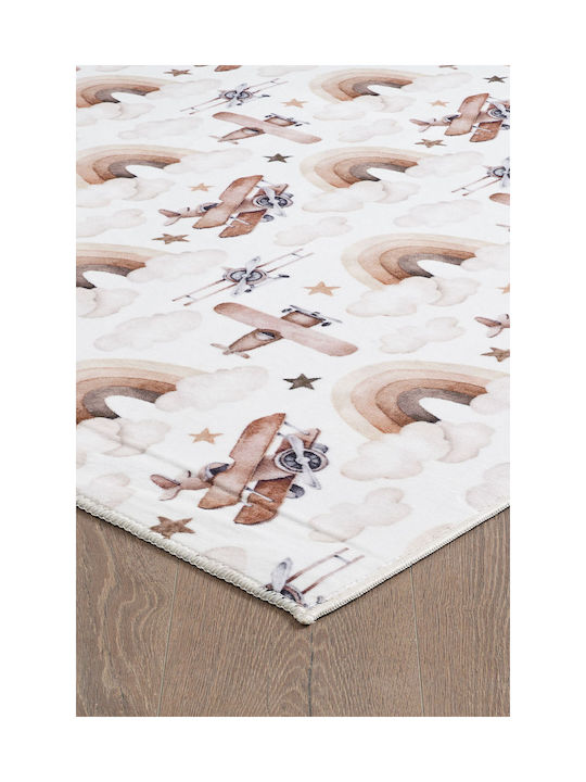 SteweHome Kids Rug Brown 120x250cm Thickness 60mm