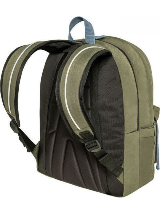 Polo Double Scarf School Backpack for Junior High-High School with Water Bottle Holder Khaki 27 Litres 30 x 24 x 42 cm