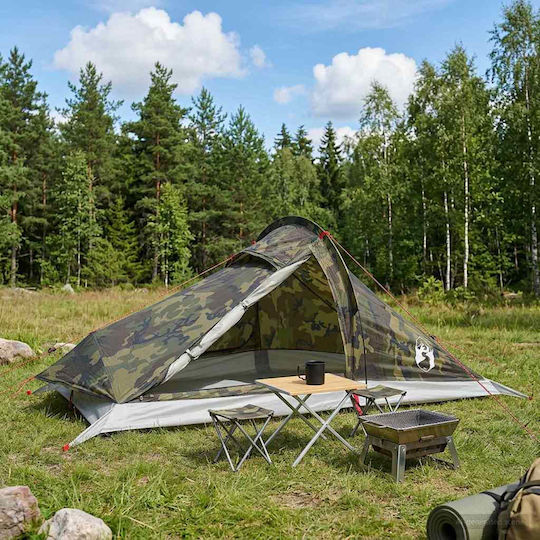 vidaXL Σκηνή Camping Πράσινη 4 Εποχών για 4 Άτομα 260x254x125εκ.