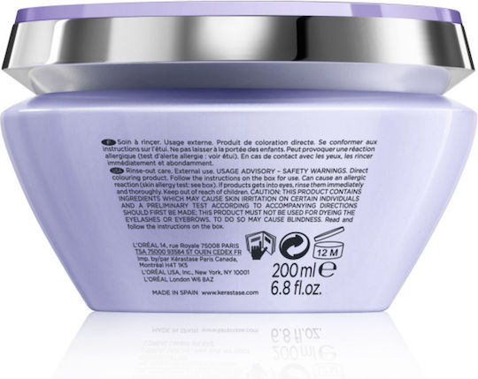 Kérastase Blond Absolu Ultra-Violet Hair Mask for Color Protection with Hyaluronic Acid 200ml