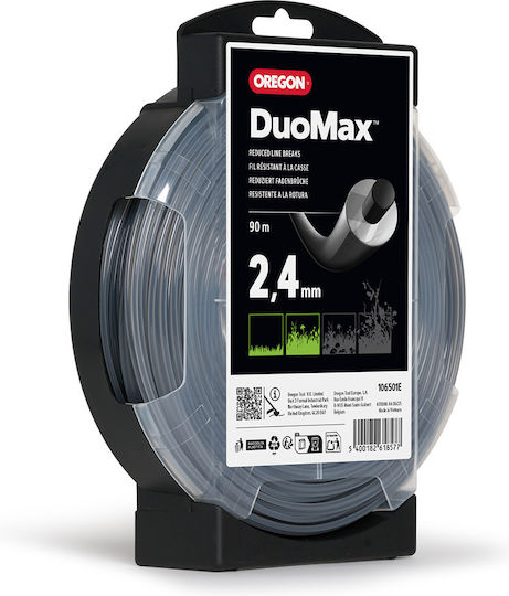 Oregon Duoline Mähfaden Drehung Länge 90m und Dicke 2.4mm