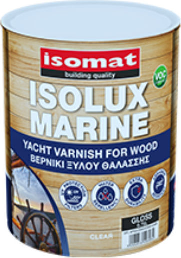 Isomat Isolux Marine Βερνίκι Επιφάνειας Άχρωμο Σατινέ 750ml