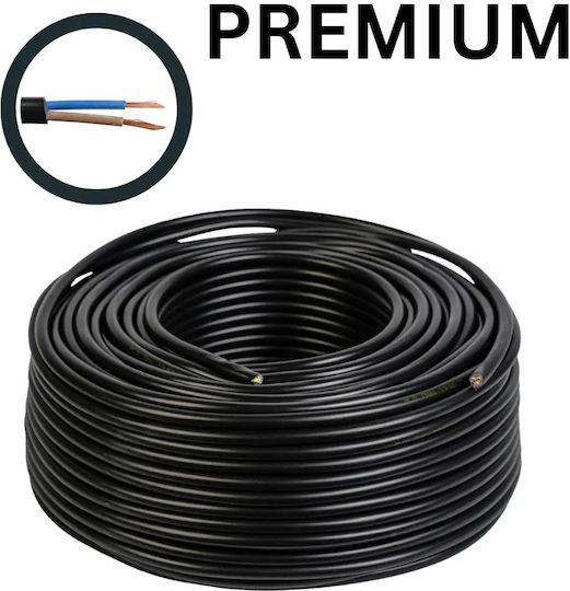 Electric Power Cord 5x2.5mm 100 M Black
