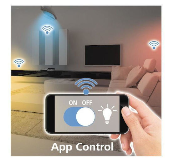 HAMA Smart Λάμπα LED 7W για Ντουί E27 Ρυθμιζόμενο Λευκό