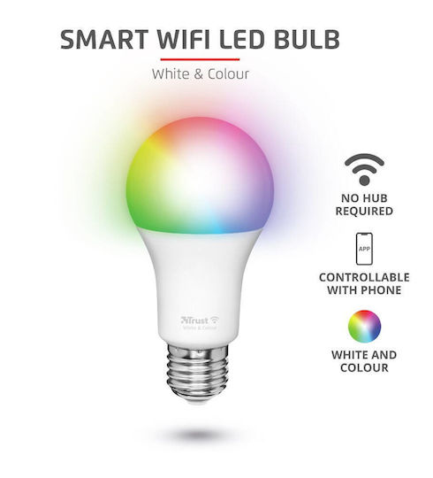 Trust Intelligente LED-Glühbirne für E27 Fassung RGB