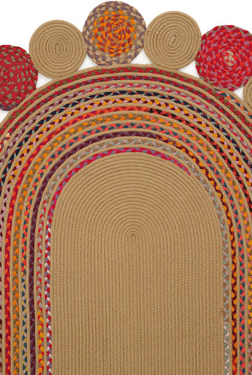 SteweHome Covoar Coridor De Vară Din Paie Coral 80x150cm