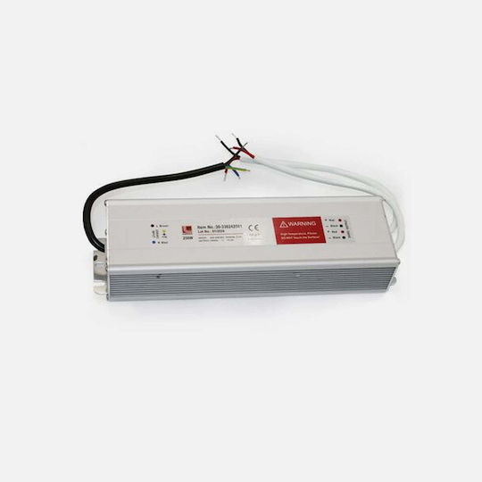 Adeleq LED Захранване Водоустойчиво IP67 Мощност 250W с Изходно Напрежение 24V