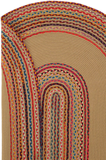 SteweHome Covor Coridor De Vară Din Paie Coral 80x250cm