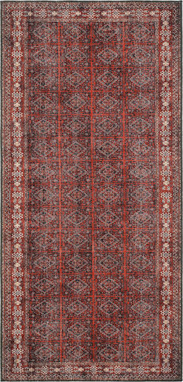 SteweHome Χαλί 75x300cm Μπορντό SteweHome Χαλί 75x300cm Μπορντό