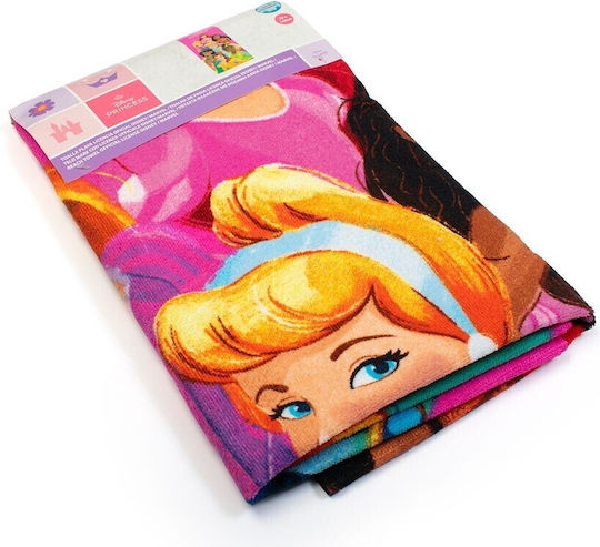 Πετσέτα Θαλάσσης Quick Dry Disney Home Princess 190 70x140 Fuchsia 100% Microfiber
