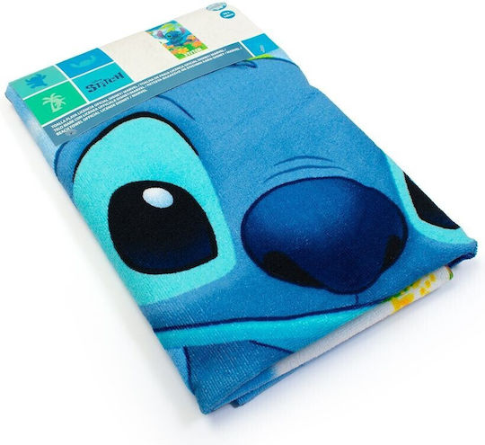 Πετσέτα Θαλάσσης Quick Dry Disney Home Lilo & Stitch 086 70x140 Blue-green 100% Microfiber