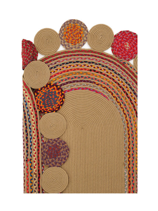 SteweHome Summer Wicker Coral Runner 80x150cm