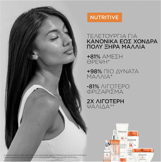 Kérastase Nutritive Bain Satin Riche Шампоан против сърбеж за суха коса 250ml