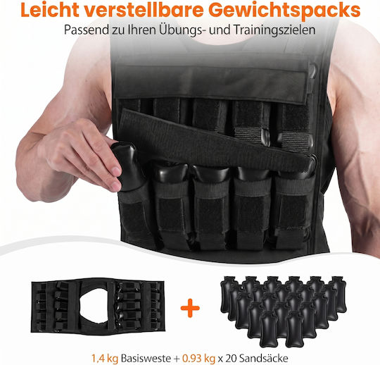 Costway Vest with Weight 20kg