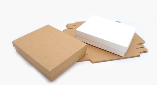 Papier Geschenkverpackung Mit Deckel 31cm x 22cm x 6,5cm 0402246 12 Stück