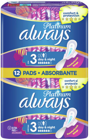 Always Platinum Ultra Night Sanitary Pads Night