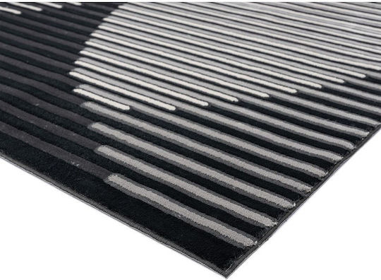 SteweHome Χαλί 100x200cm Μαύρο SteweHome Χαλί 100x200cm Μαύρο