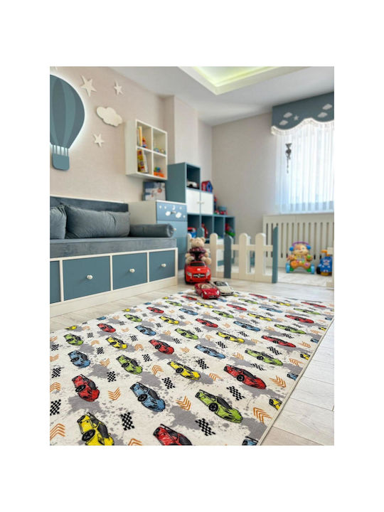 SteweHome Kinderteppich Weiß 120x180cm Dicke 60mm