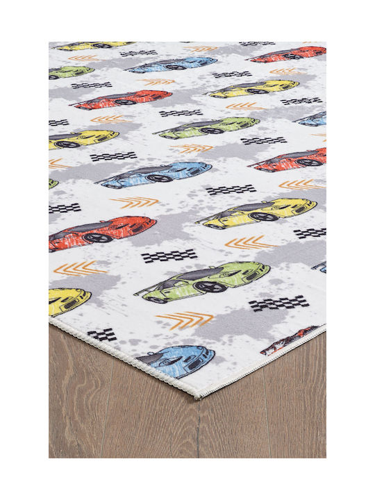 SteweHome Kinderteppich Weiß 120x250cm Dicke 60mm