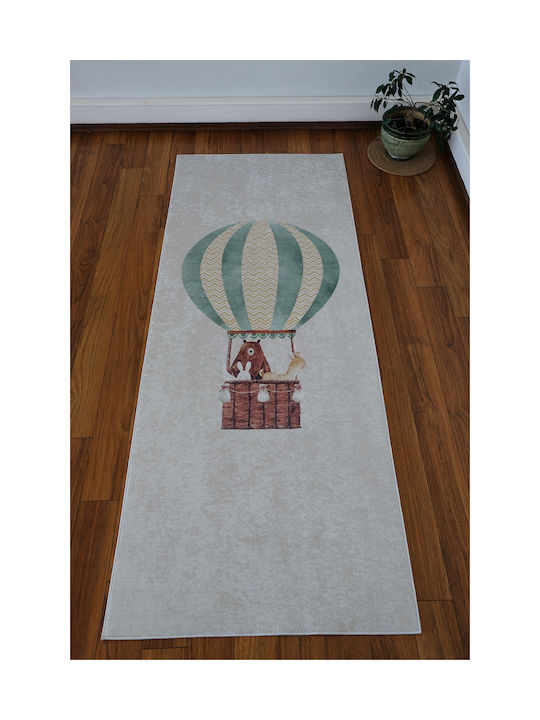 SteweHome Παιδικό Χαλί Μαύρο 50x80cm Πάχους 60mm