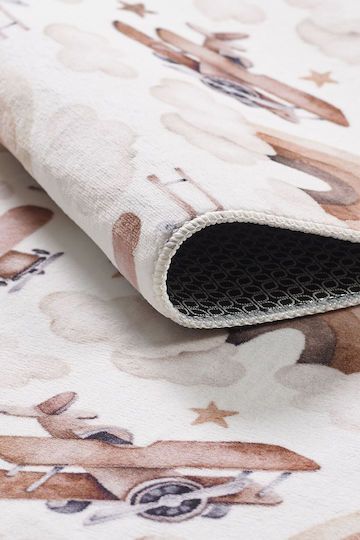 SteweHome Covor Pentru Copii Maro 120x250cm Grosime 60mm