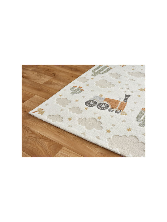 SteweHome Детски Килим Жълт 120x200см Дебелина 60мм