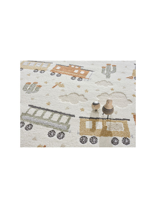 SteweHome Детски Килим Жълт 160x230см Дебелина 60мм