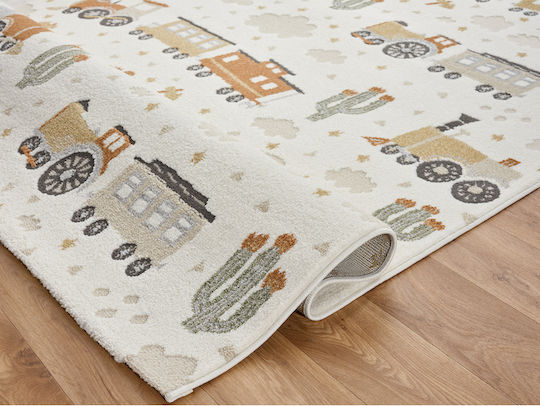 SteweHome Covor Pentru Copii Galben 200x250cm Grosime 60mm