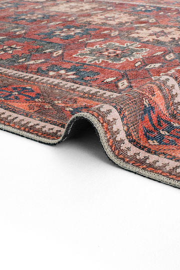 SteweHome Wohnzimmer Teppich 95x300cm Orange