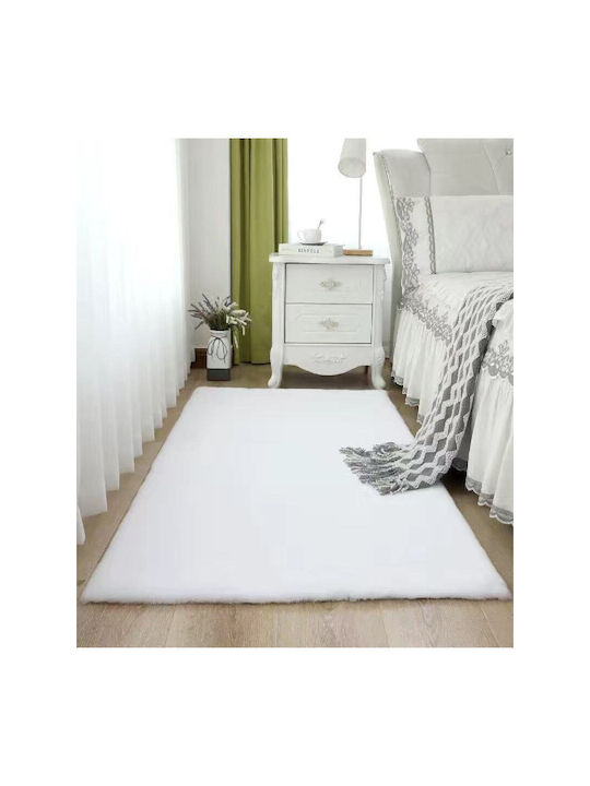 SteweHome Детски Килим Бял 120x200см