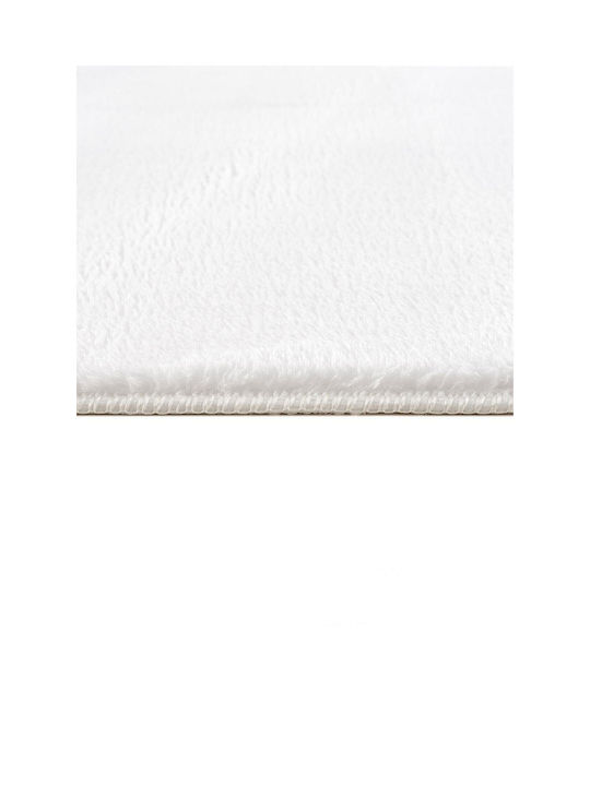 SteweHome Детски Килим Бял 100x310см