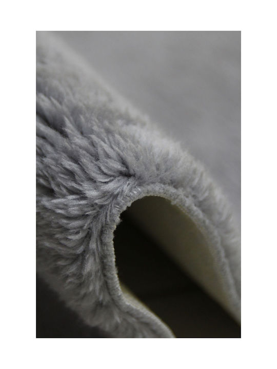 SteweHome Non-Slip Gray Runner Rug 80x290cm