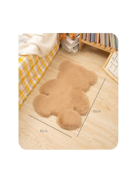 SteweHome Covor Pentru Copii Alb Tăiat La Dimensiune Lățime 120cm Grosime 60mm