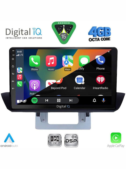 Digital IQ Car Audio System for Mazda BT-50 2012-2019 (Bluetooth/USB/WiFi/GPS/Apple CarPlay/Android Auto) with 9" Touch Screen
