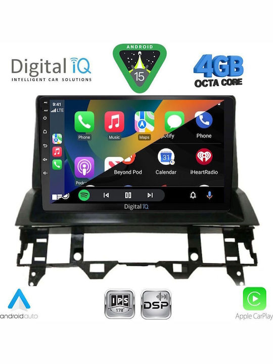 Digital IQ Car Audio System for Mazda 6 2002-2008 Bluetooth USB WiFi GPS Apple CarPlay Android Auto with 10" Touch Screen