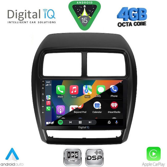Digital IQ Ηχοσύστημα Αυτοκινήτου για Mitsubishi Asx 2020-2023 (Bluetooth/USB/WiFi/GPS/Apple-Carplay/Android-Auto) με Οθόνη Αφής 9"